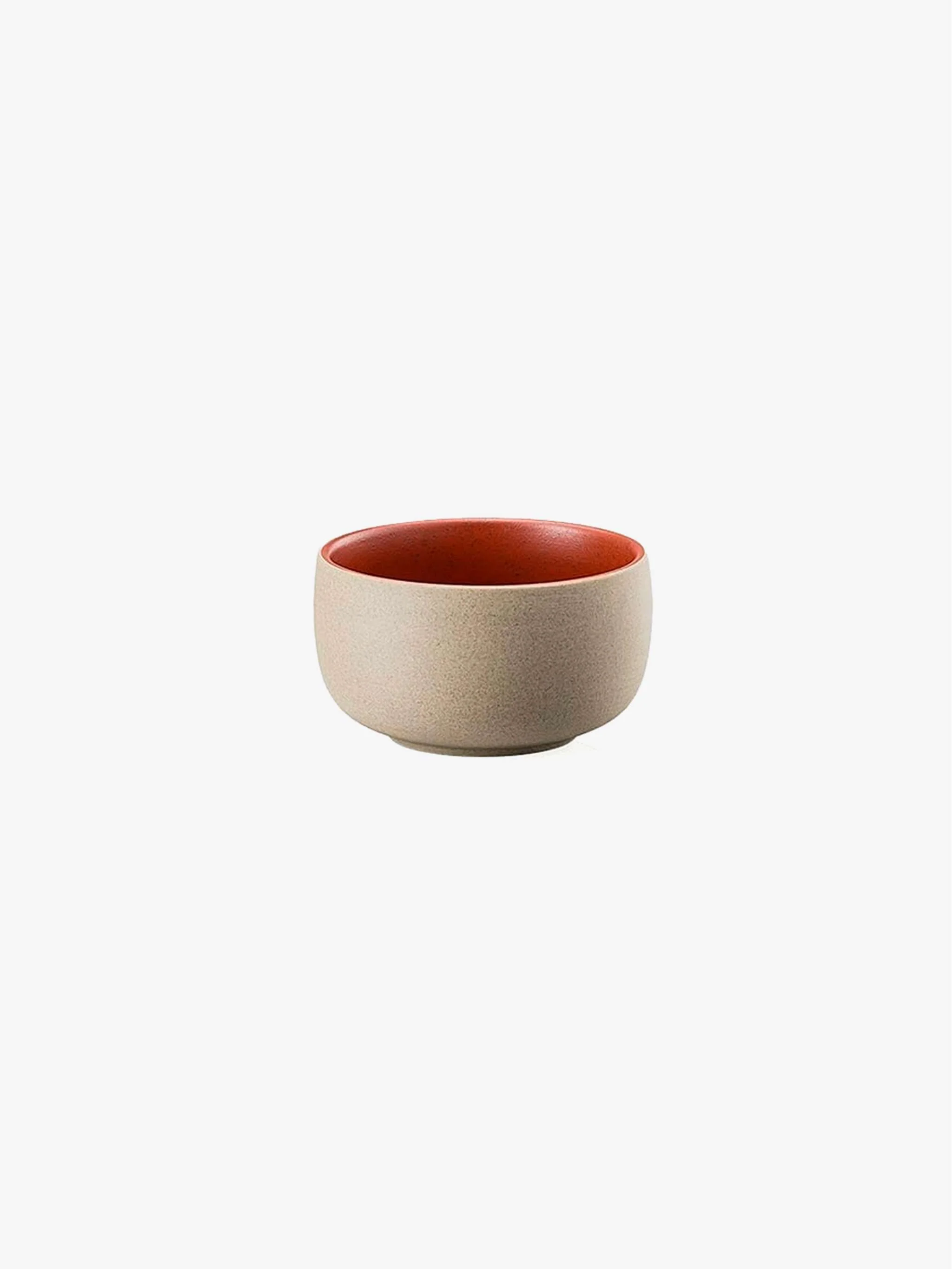 Bowl para cremas en cerámica, color rojo