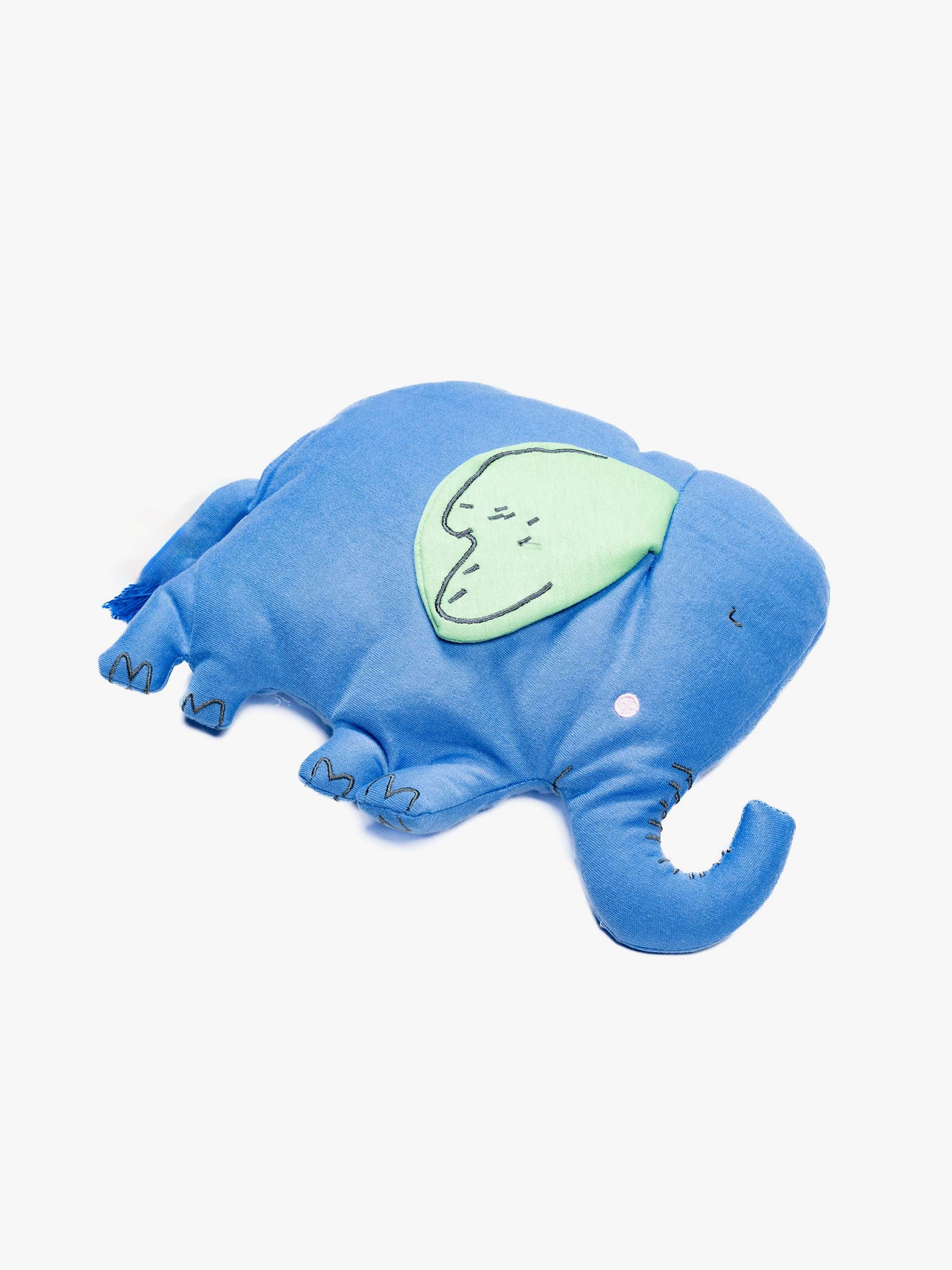 Cojín Emma el Elefante, color azul - Image 2