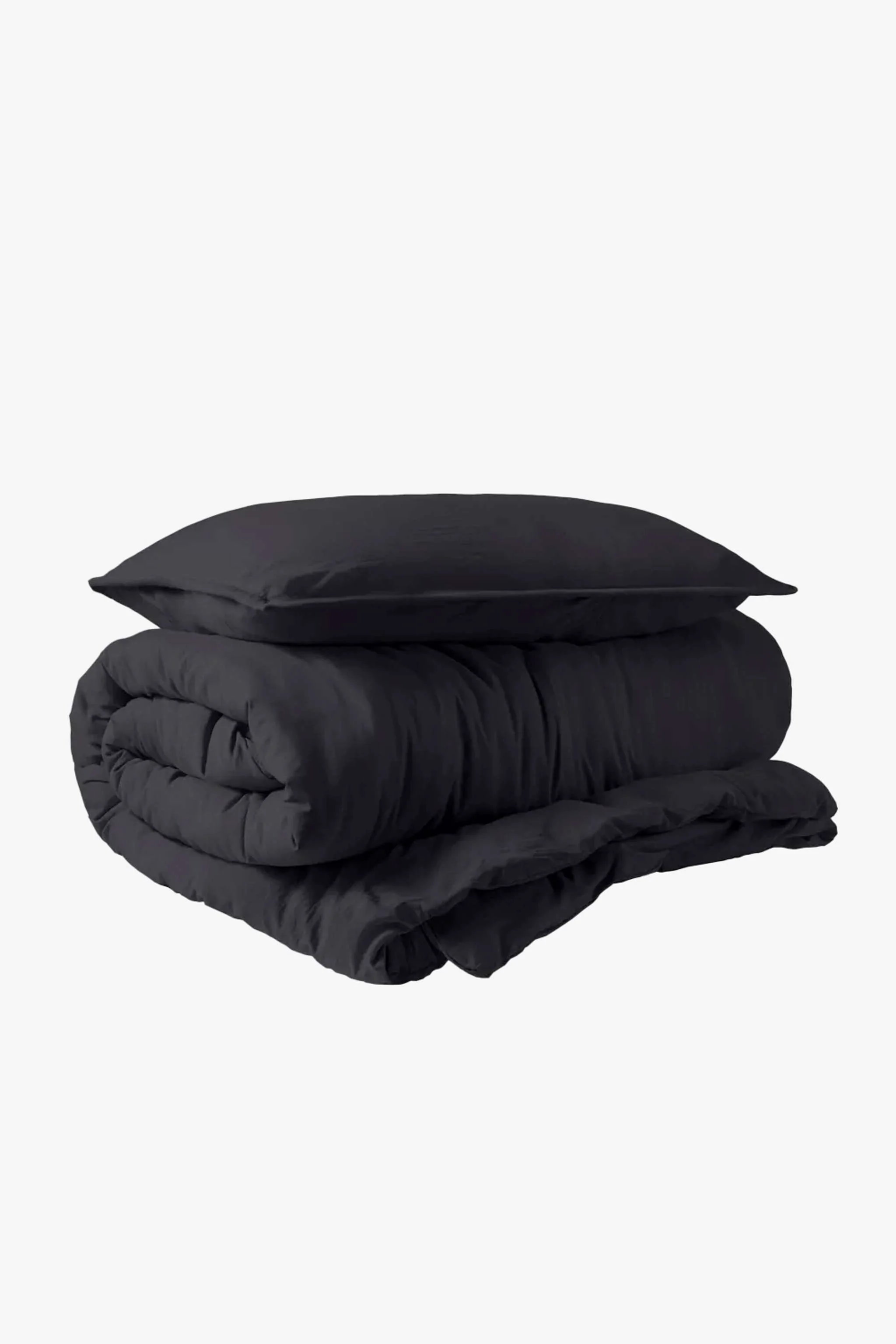 Cubre duvet Twin size, color negro