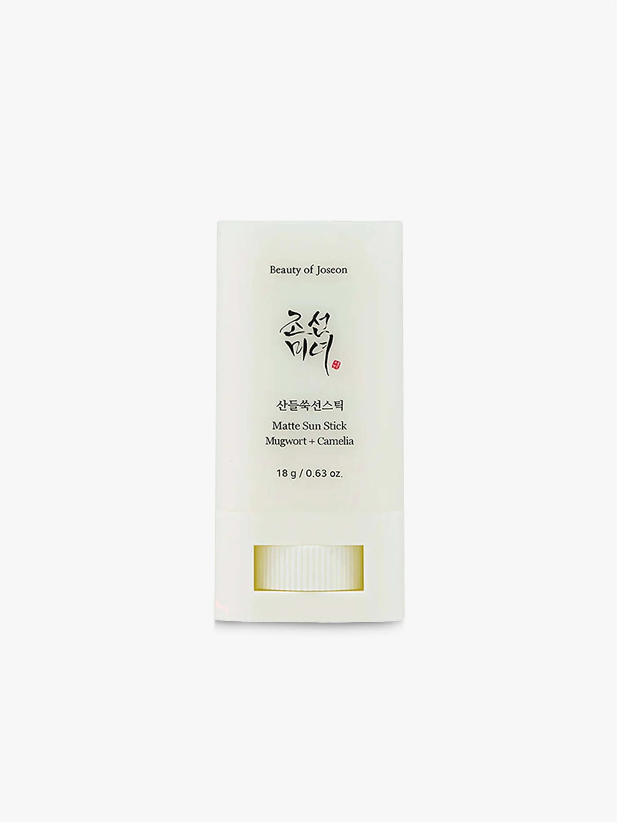 Protector solar en barra Mugwort + Camelia SPF50+ 18g, aplicación práctica y acabado invisible