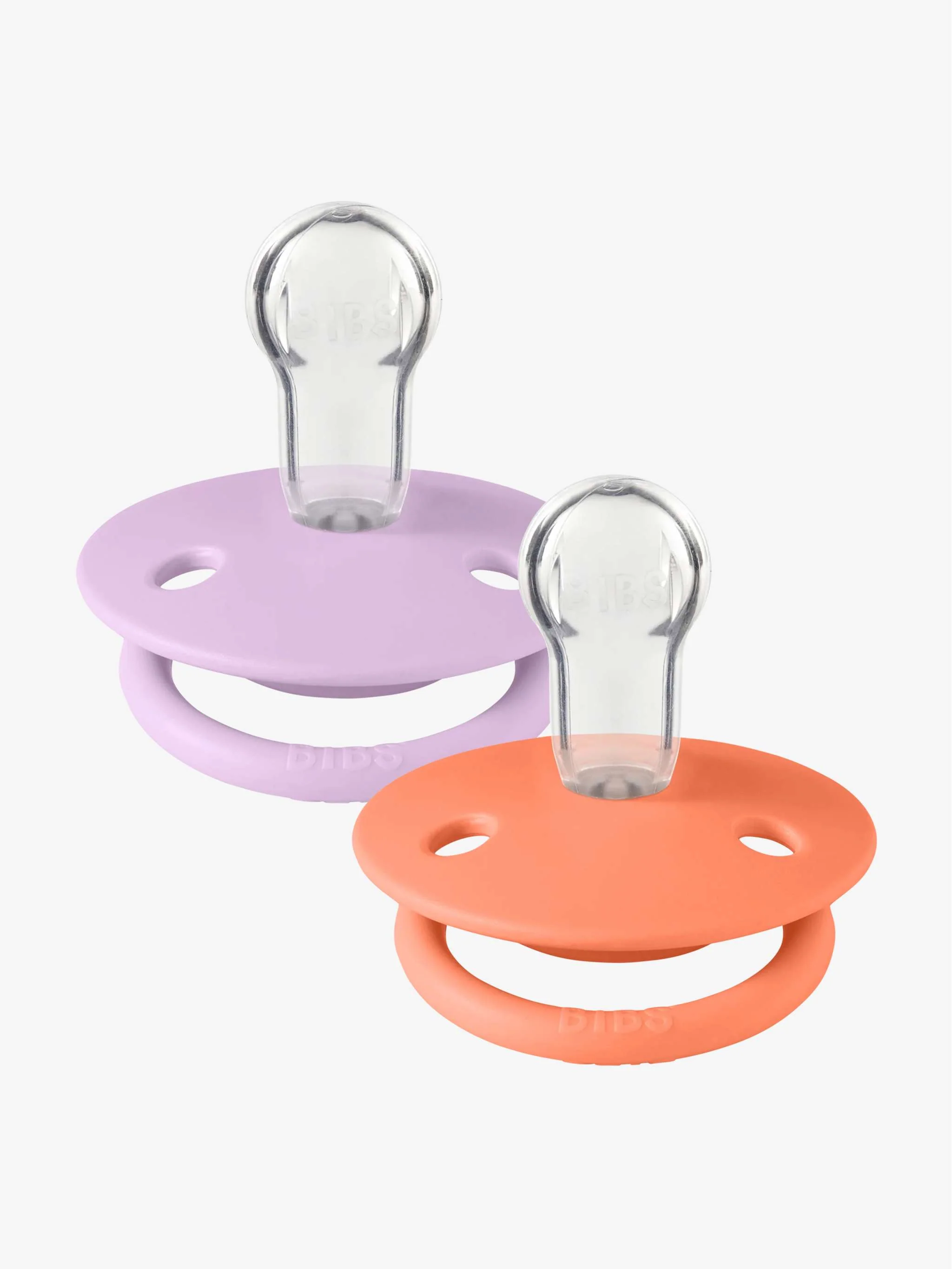 Chupones De Lux 2 Pack Silicone Papaya / Violet Sky One Size: Silicone