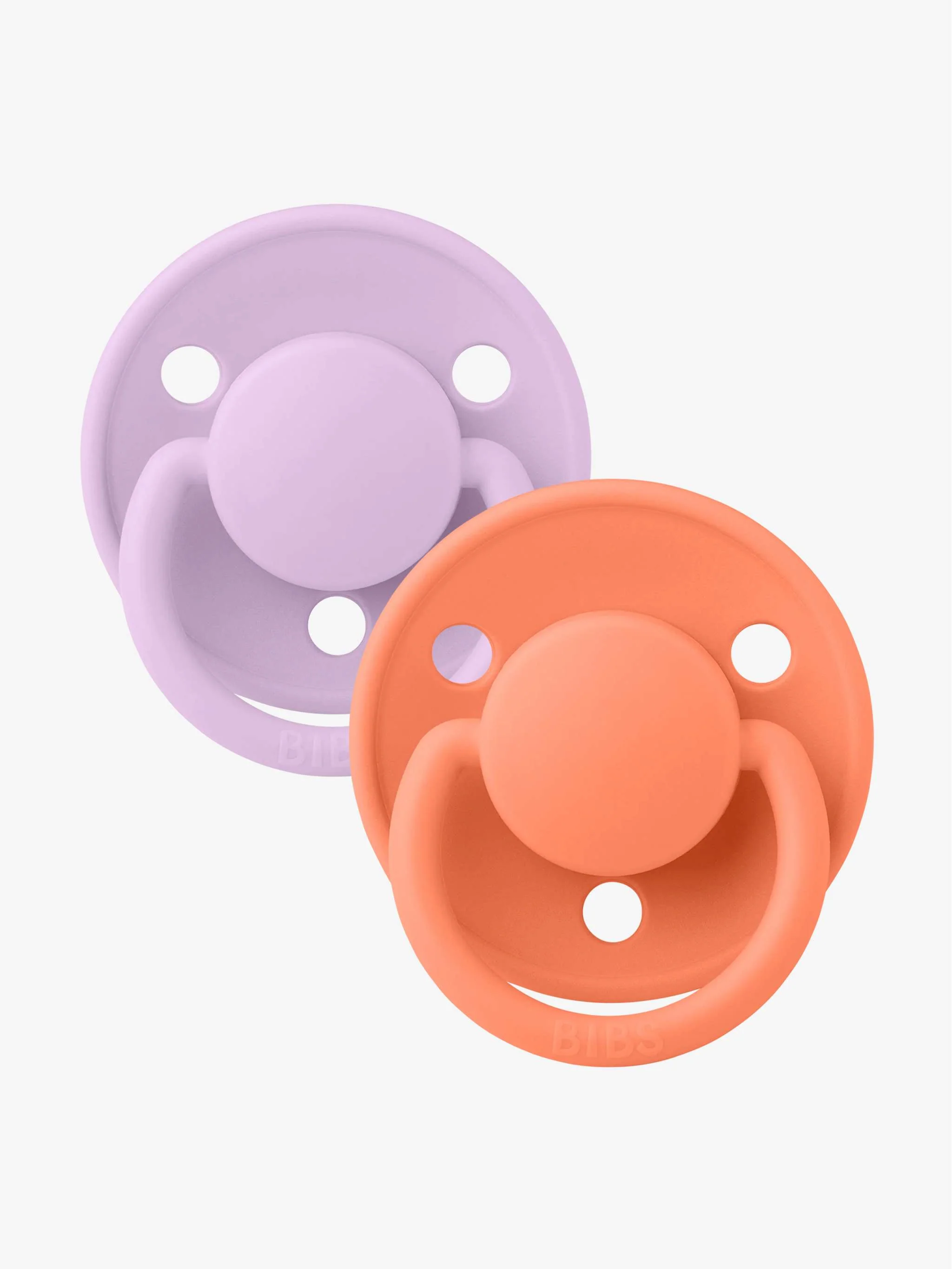 Chupones De Lux 2 Pack Silicone Papaya / Violet Sky One Size: Silicone - Image 2