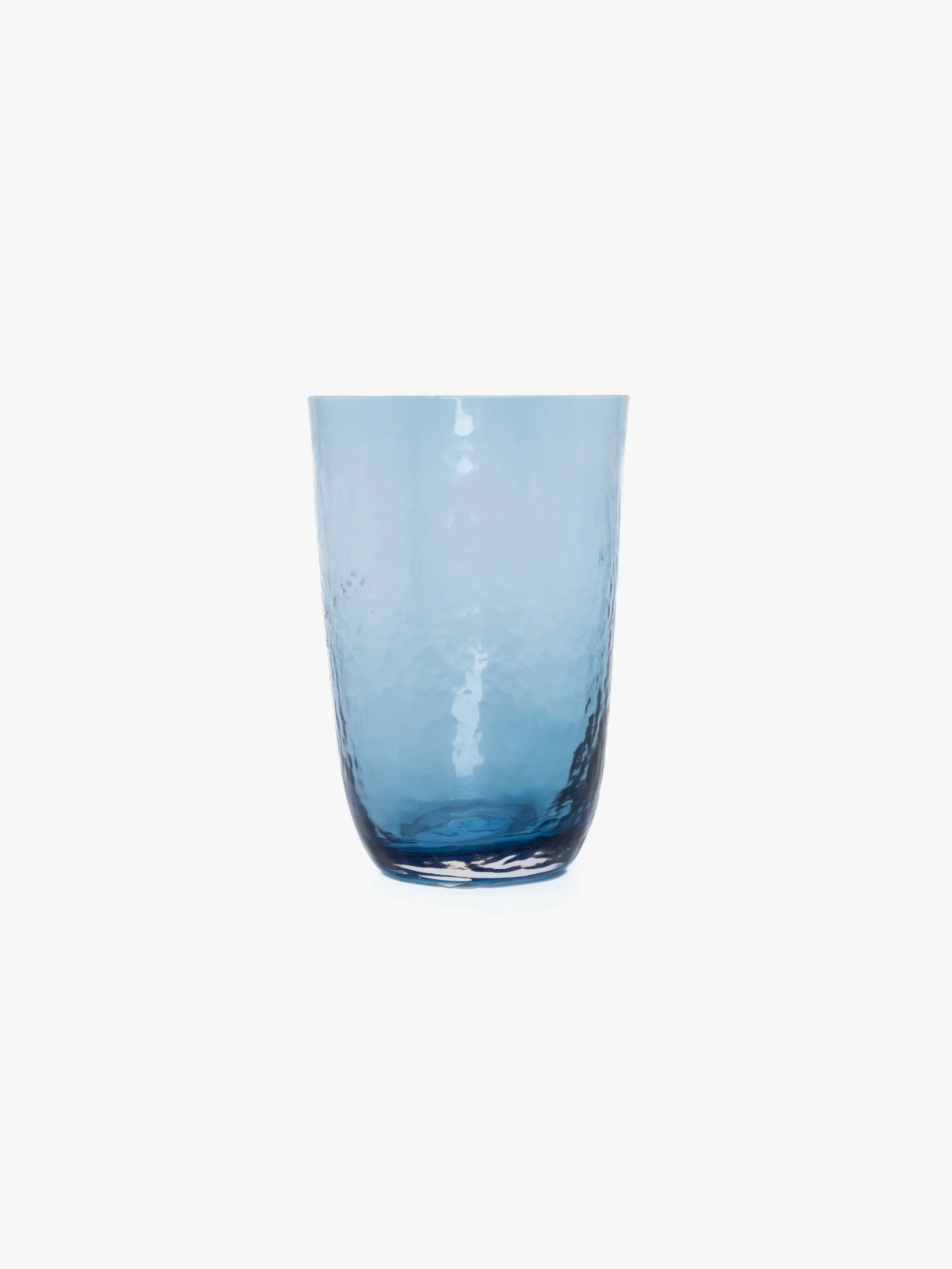 Vaso, Hammered, color azul