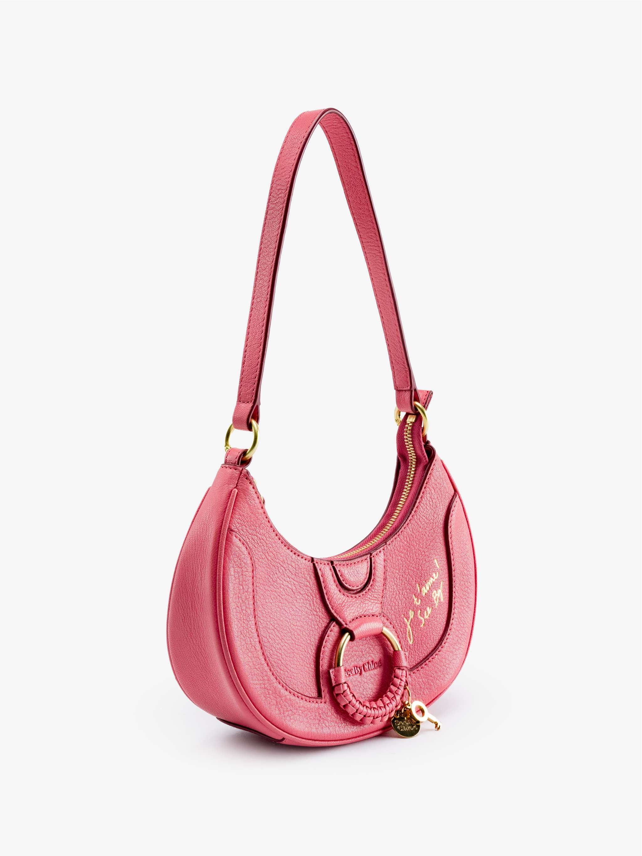Bolso de hombro Chloe Hana Half-Moon, color Rosado, para Damas - Image 3