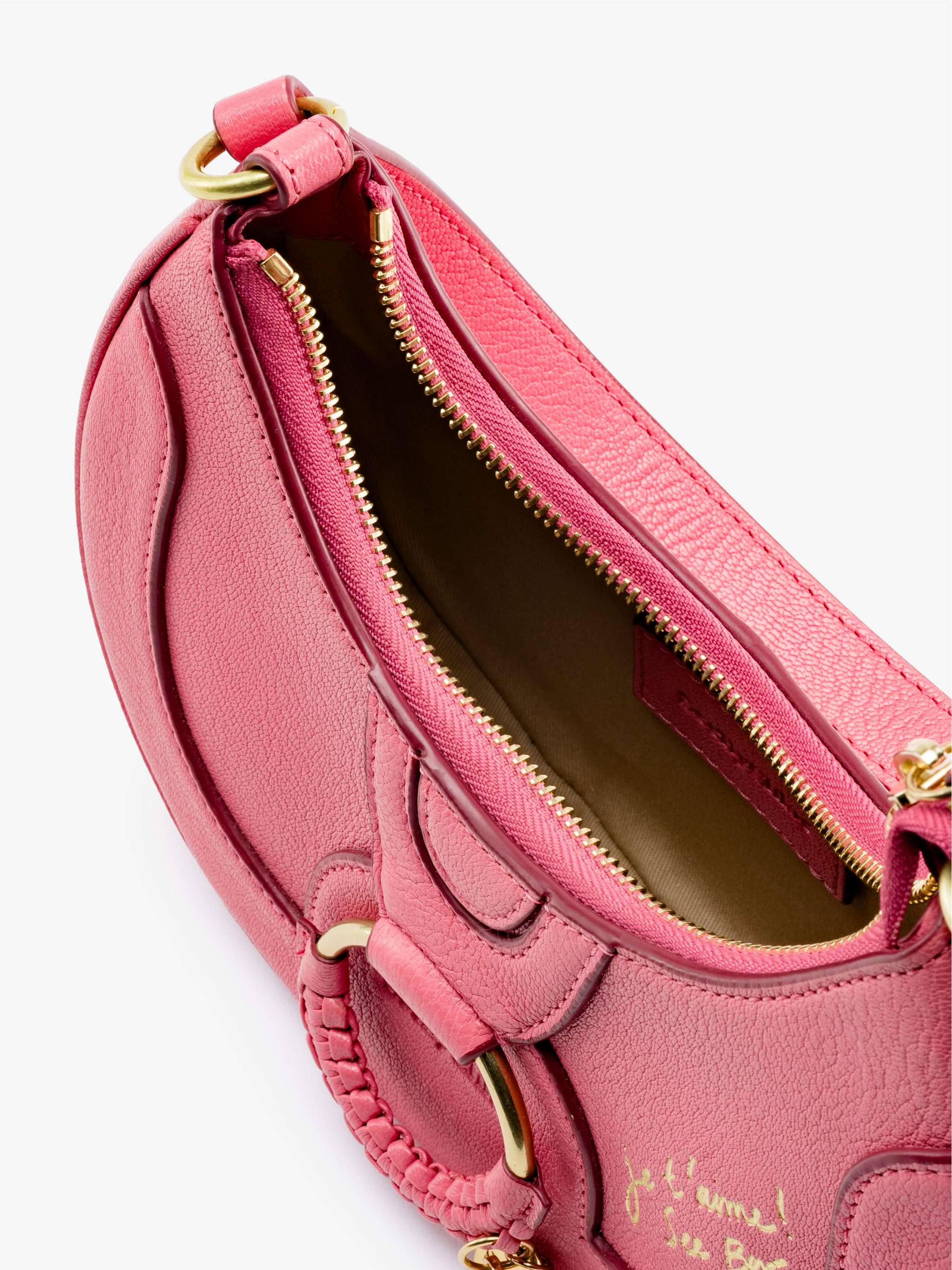 Bolso de hombro Chloe Hana Half-Moon, color Rosado, para Damas - Image 4