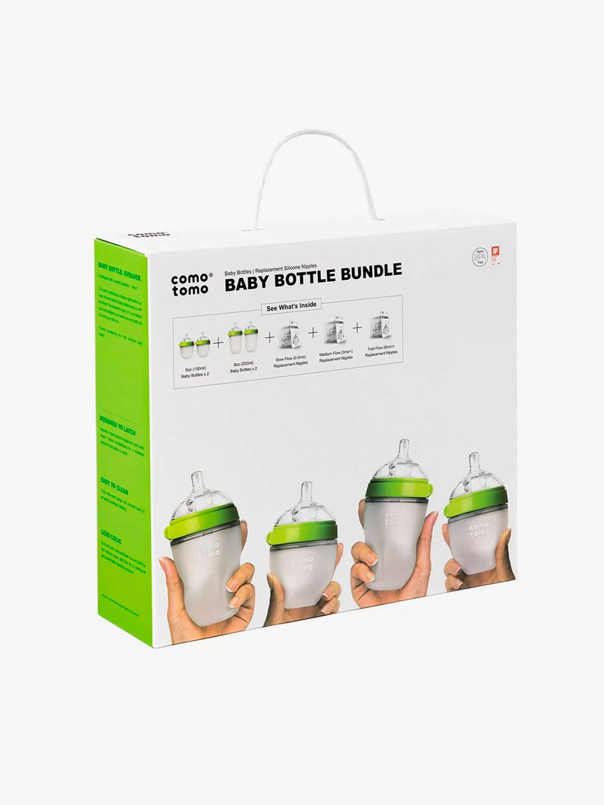 Juego de biberones (2 pcs de 150 ml + 2 pcs de 250 ml + 3 mamilas de repuesto) - Image 2