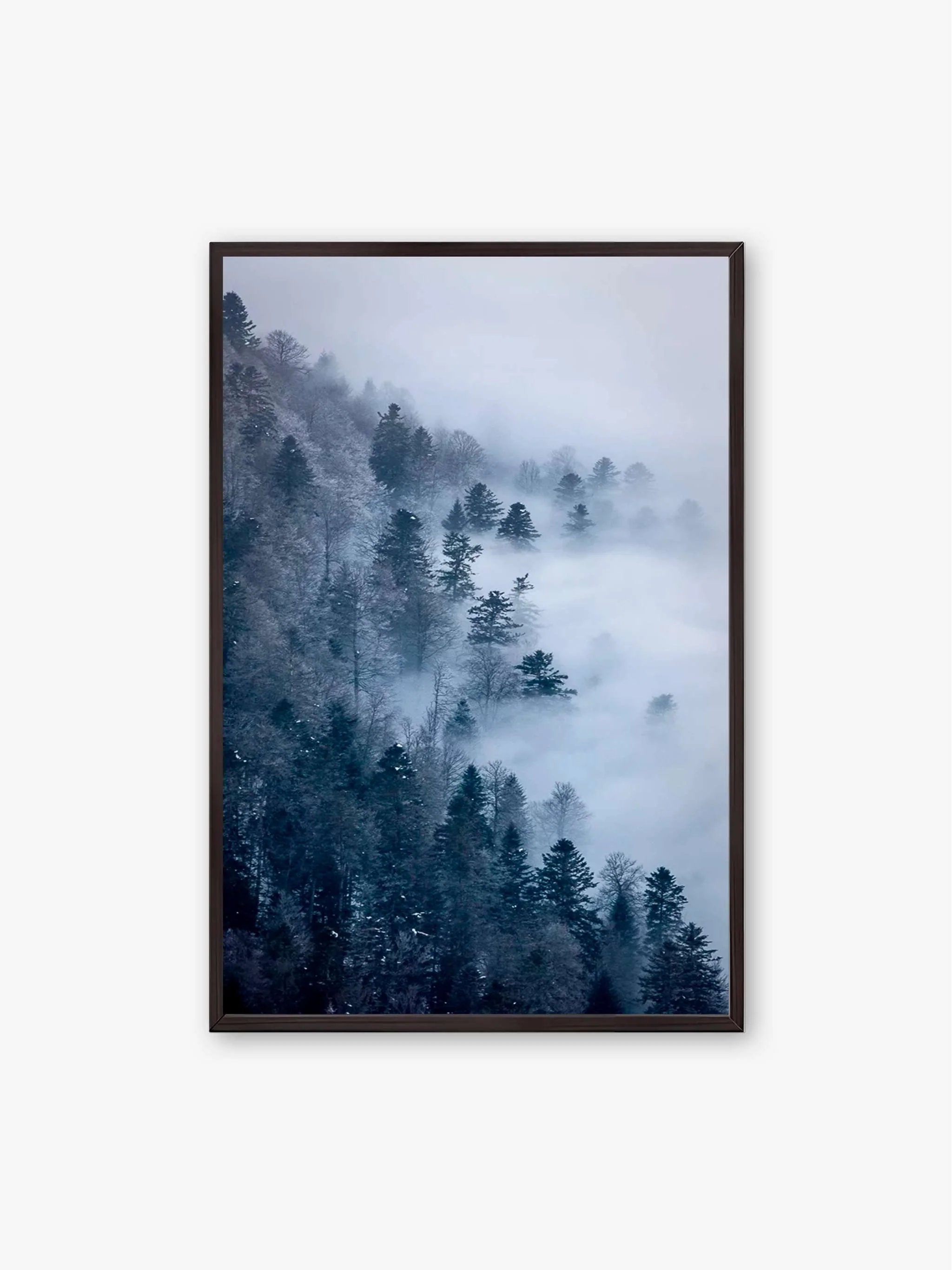 Cuadro decorativo Brume Bleue 1, tamaño 60 x 90 cm