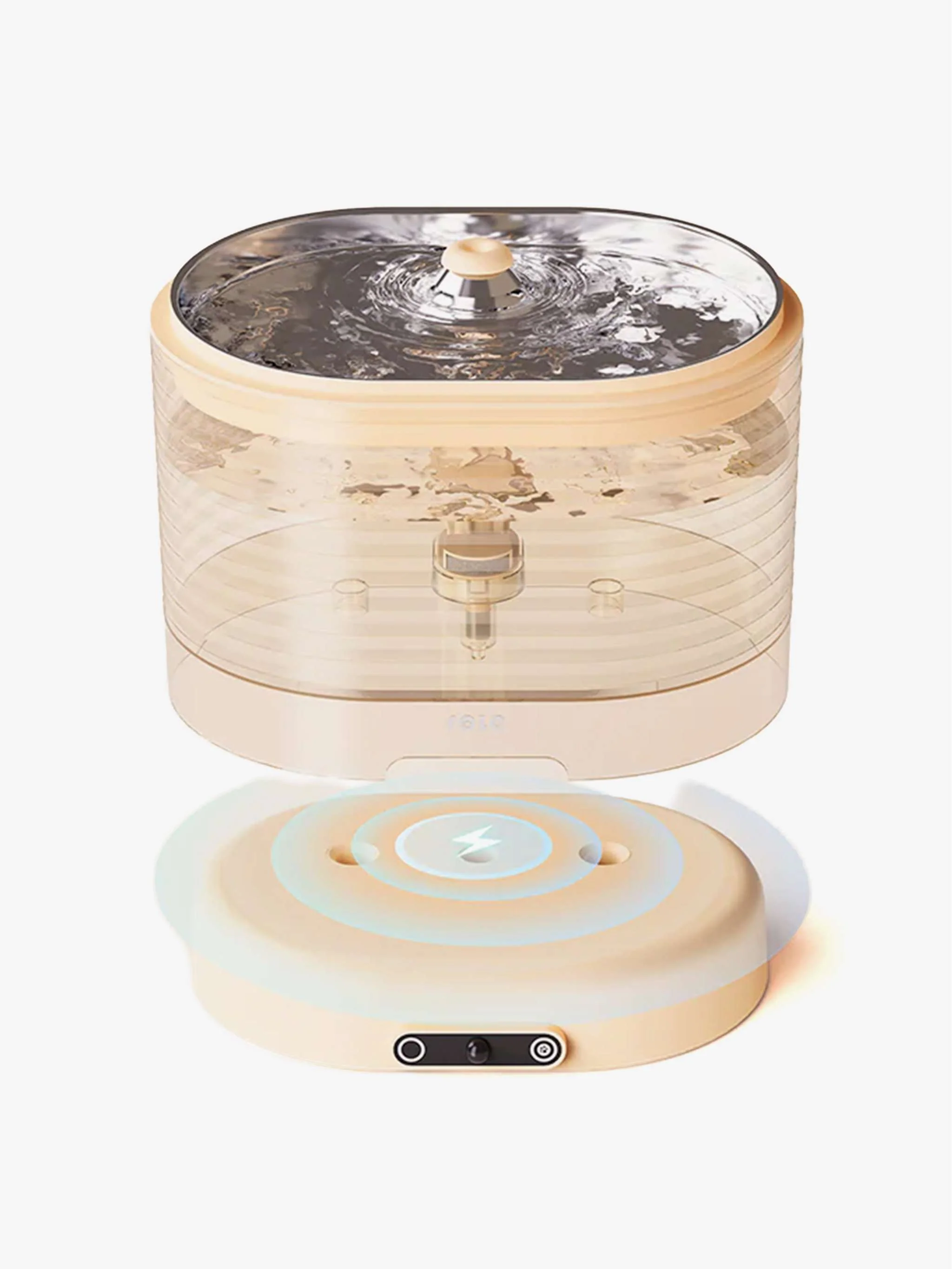 Fuente de agua inteligente para mascotas ROLA, hidratación automática con sensor - Image 2