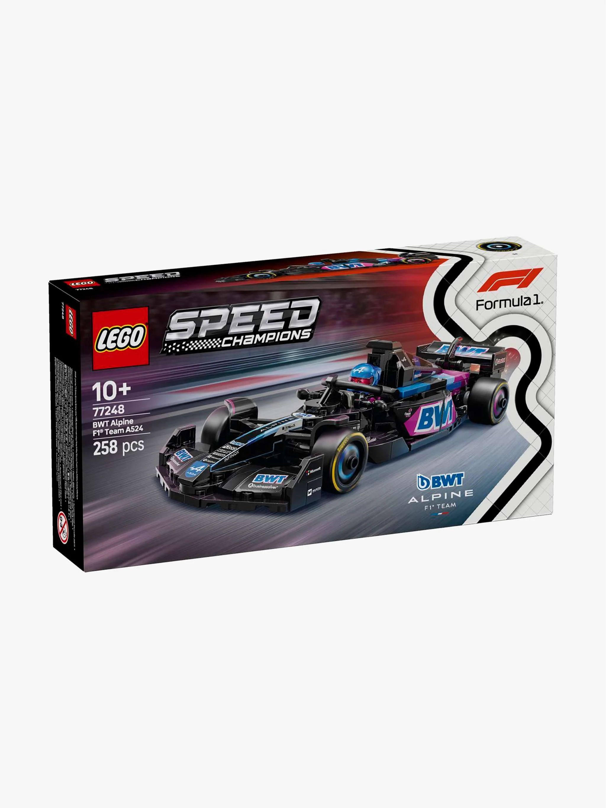 Juguete Speed Champions - BWT Alpine F1 Team A524 Race Car, construcción de coche de carreras y colección, para Niños - Image 3