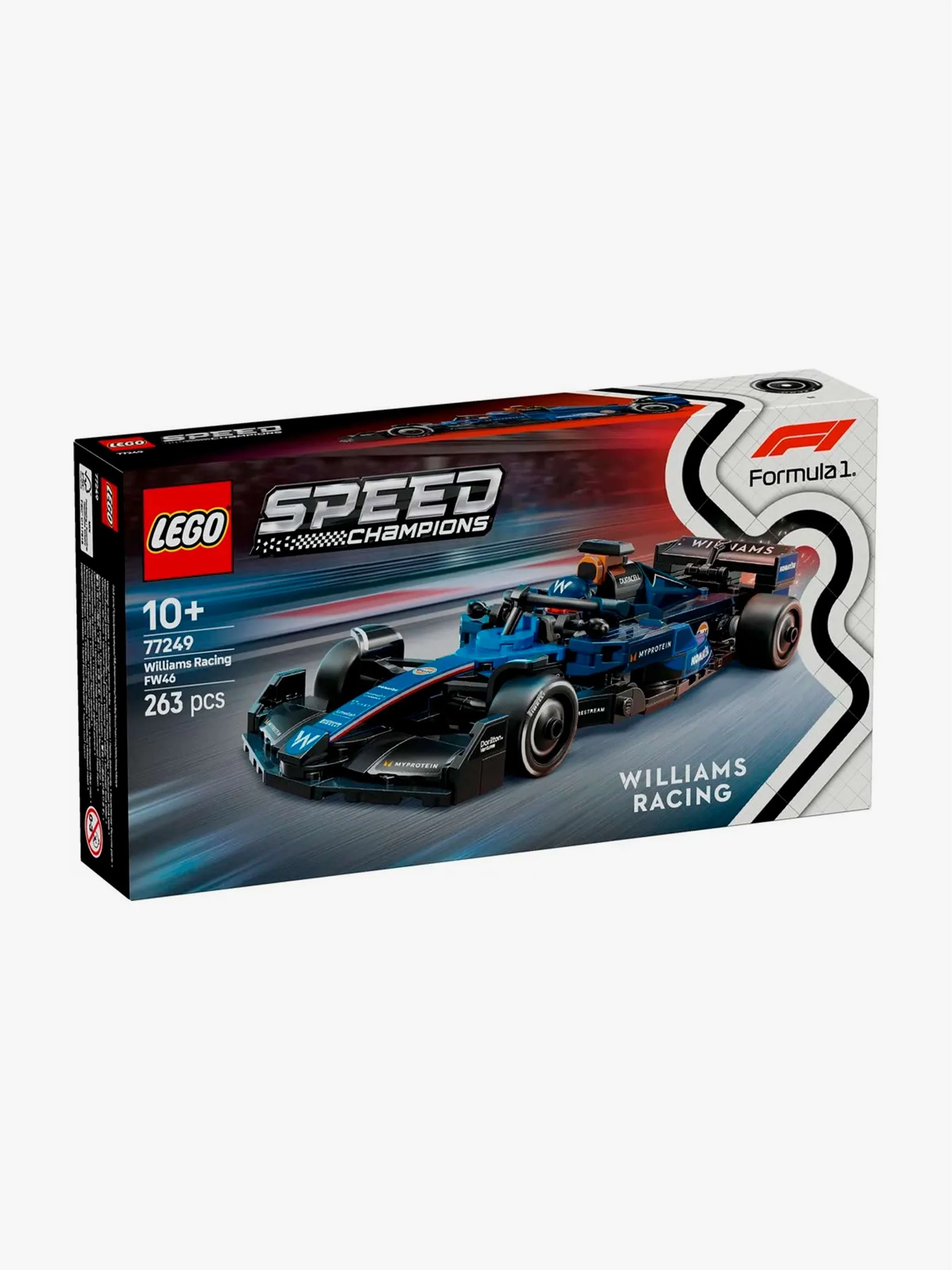 Juguete Speed Champions - Williams Racing FW46 F1 Race Car, construcción de coche de carreras y colección, para Niños - Image 3