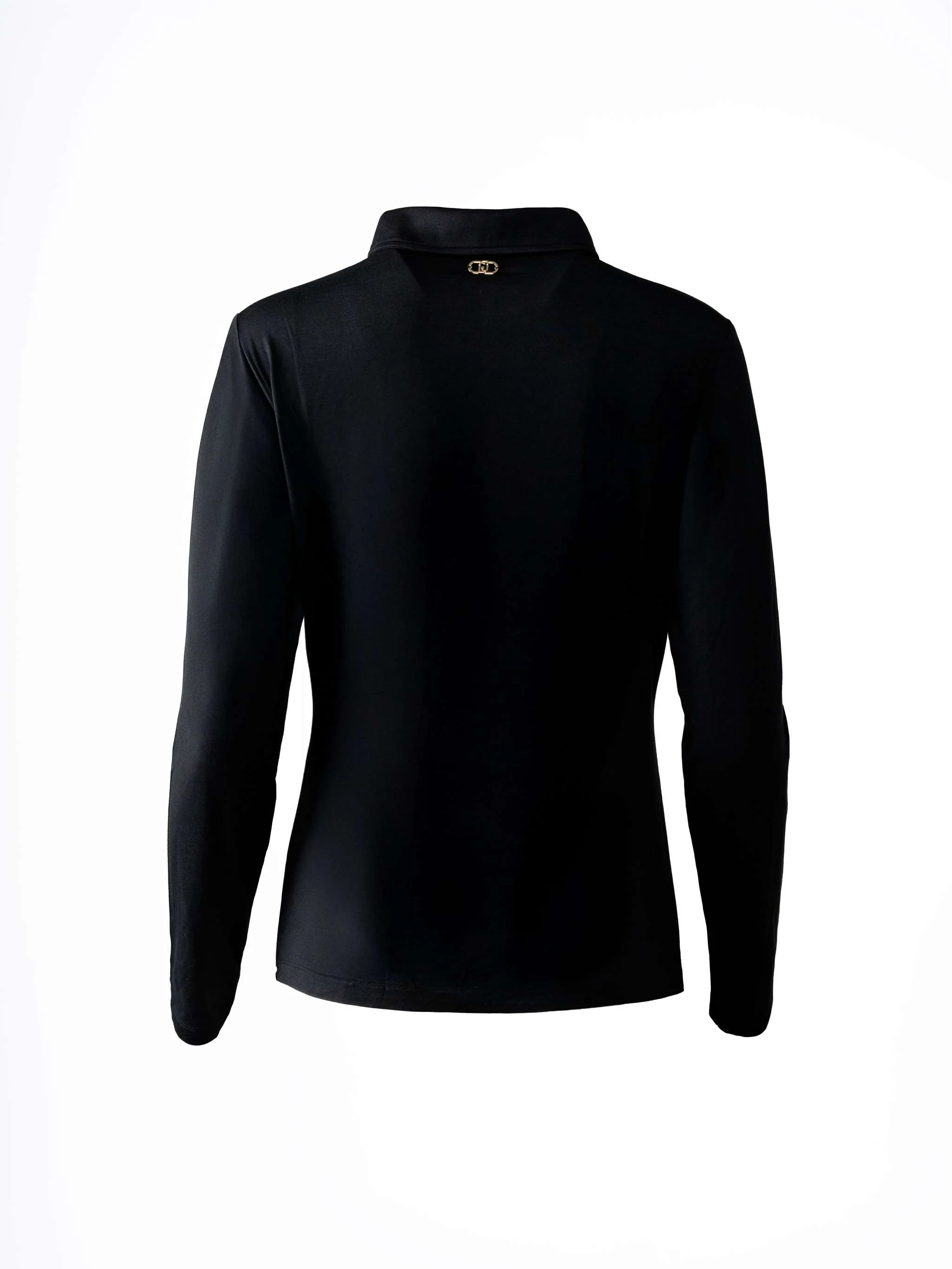 Suéter casual Liu Jo Ecs T-Shirt Polo M con L, color Negro, para Damas - Image 2