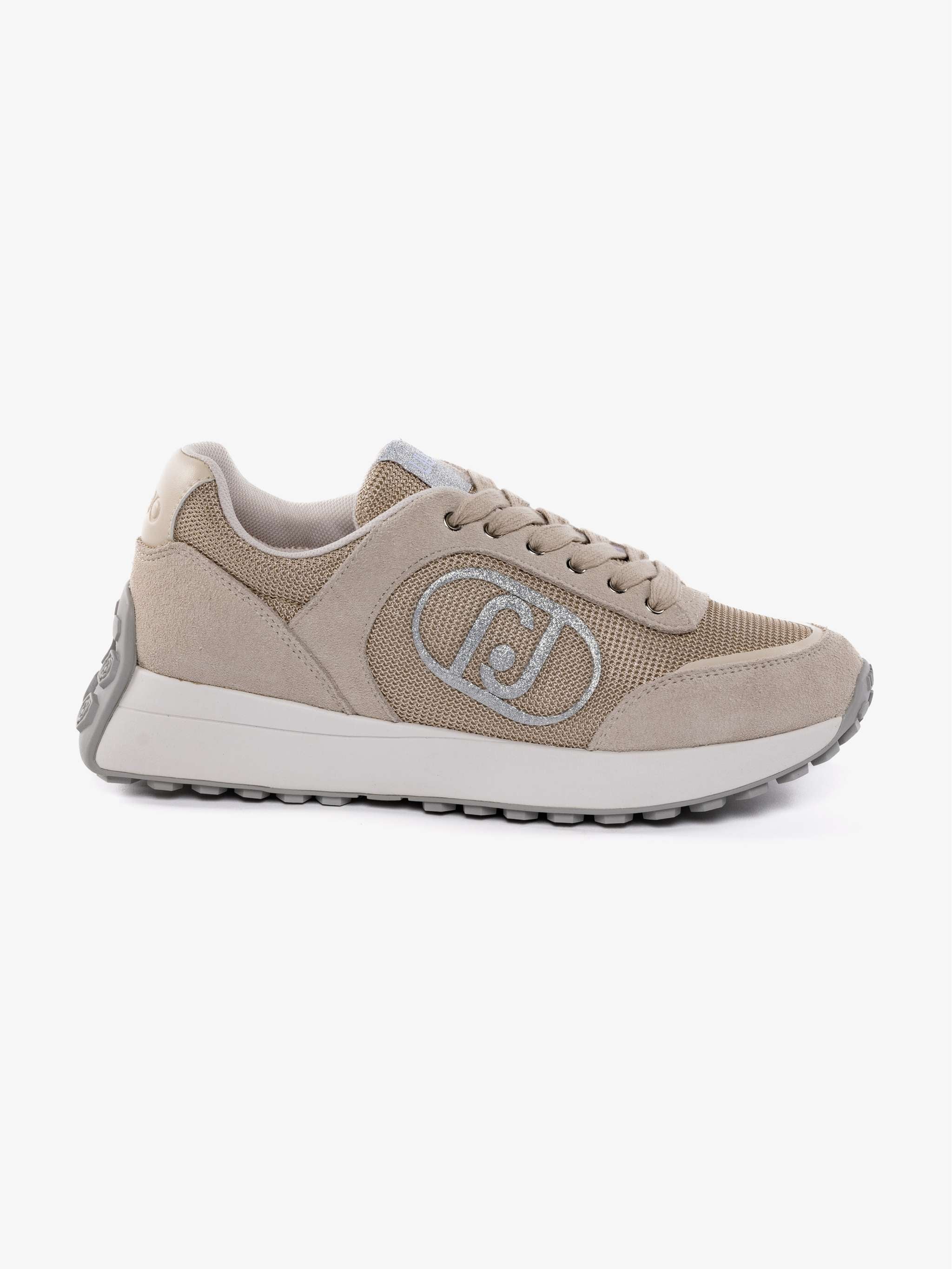 Zapatos deportivos Lolo 17 Sneaker Cow, color beige, para Damas