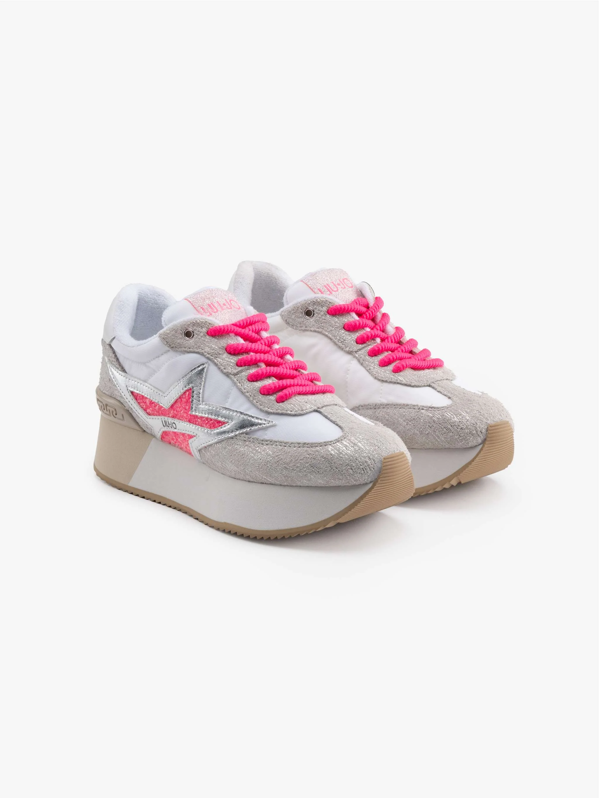 Zapatos Dreamy 03, color Blanco con Gris, para Damas - Image 2