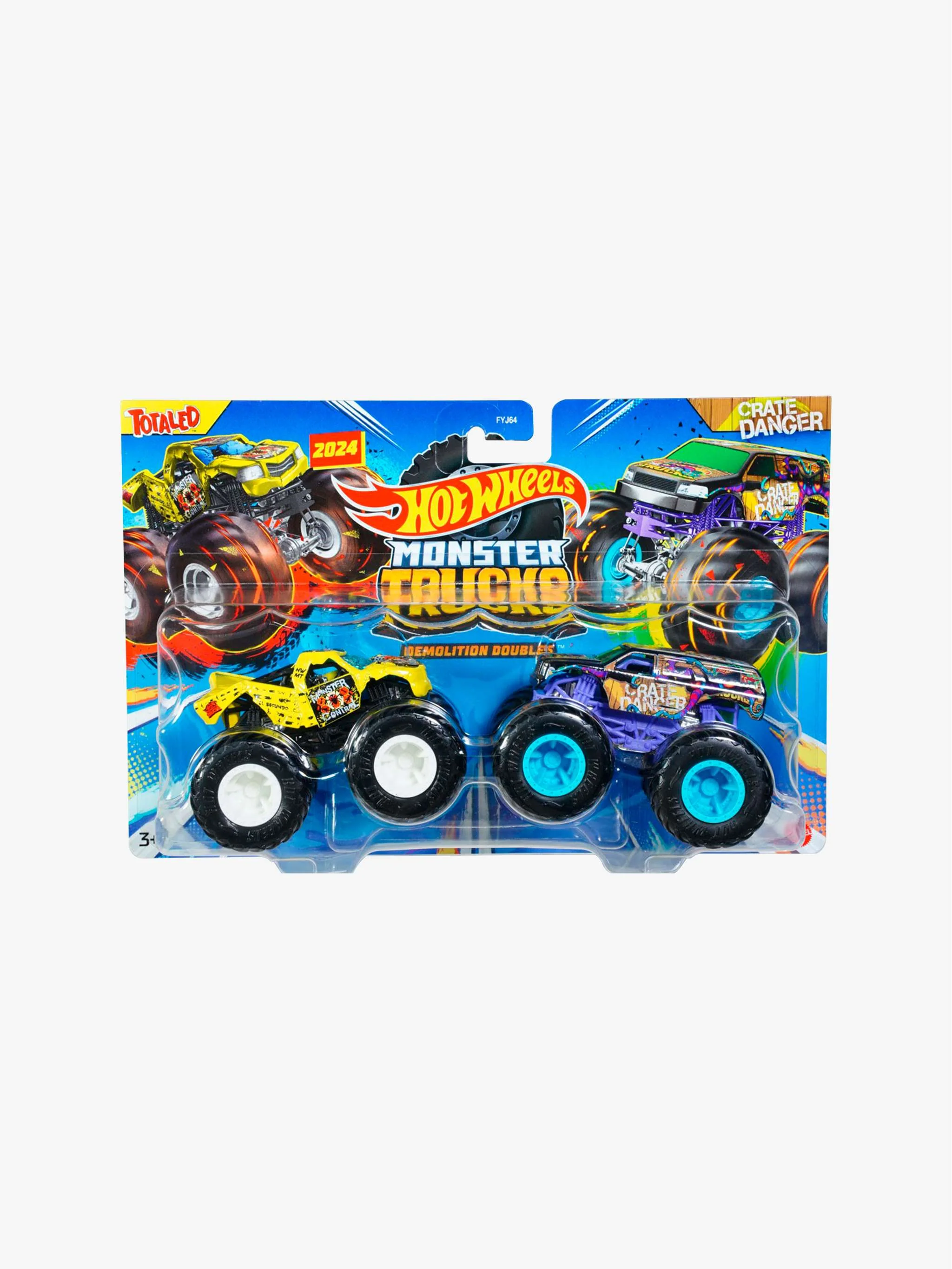 Juguete Duplo - Hot Wheels Monstertrucks 3 demolición, piezas grandes y juego de demolición, Para Bebés - Image 2