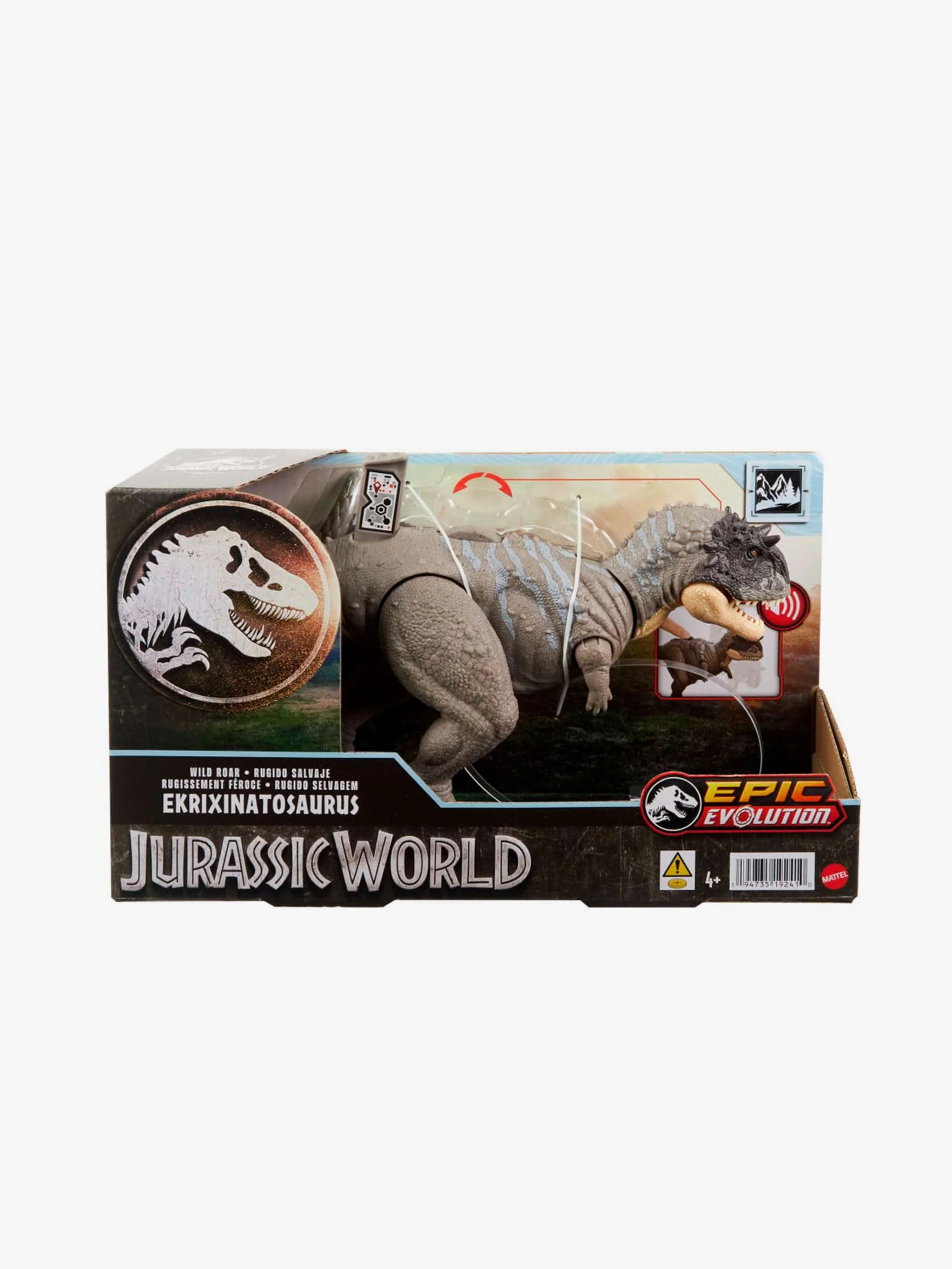 Juguete Jurassic World - Rugido Salvaje Ekrixinatosaurus, figura con sonidos y juego de acción, para Niños - Image 2
