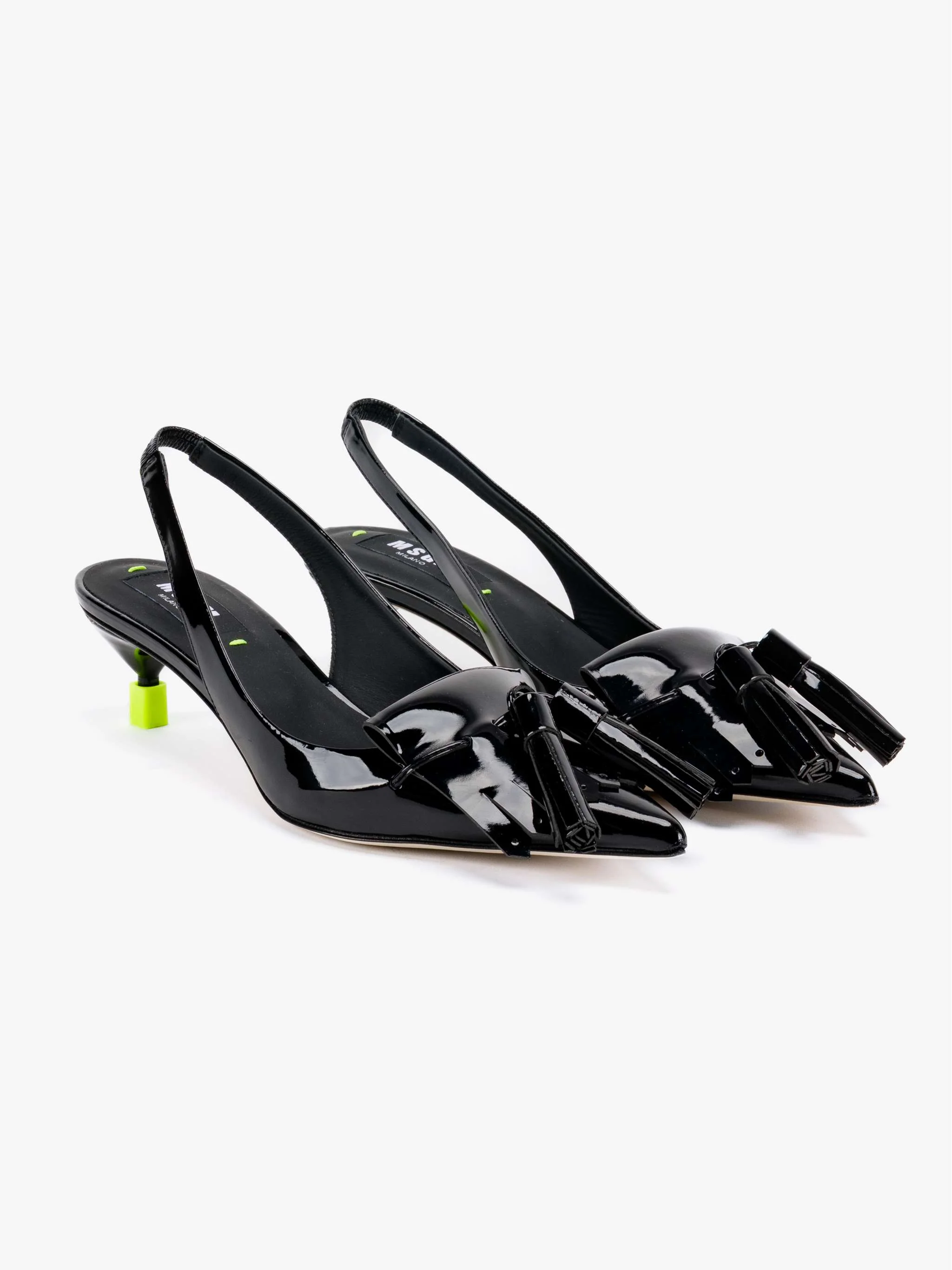 Sandalias con tacón, color negro, para Damas - Image 2