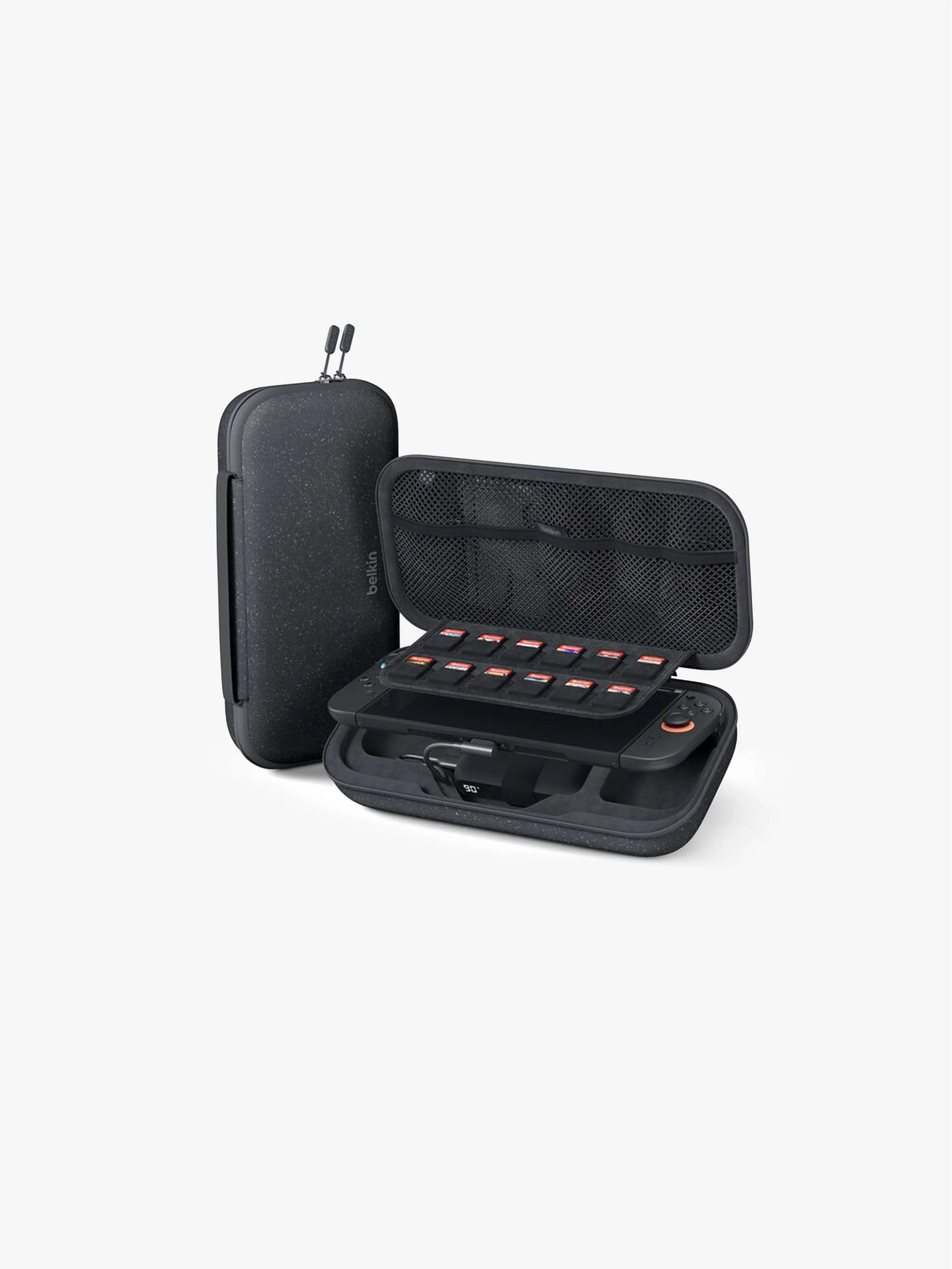 Estuche de Carga 20W para Nintendo Switch 2, color Carbón