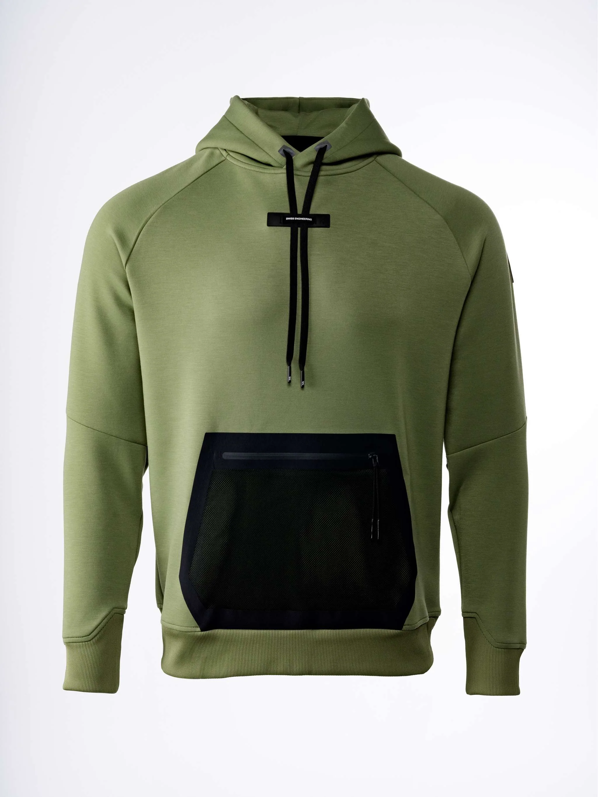 Suéter con capucha PTR Hoodie 3 M, color verde, para Caballeros