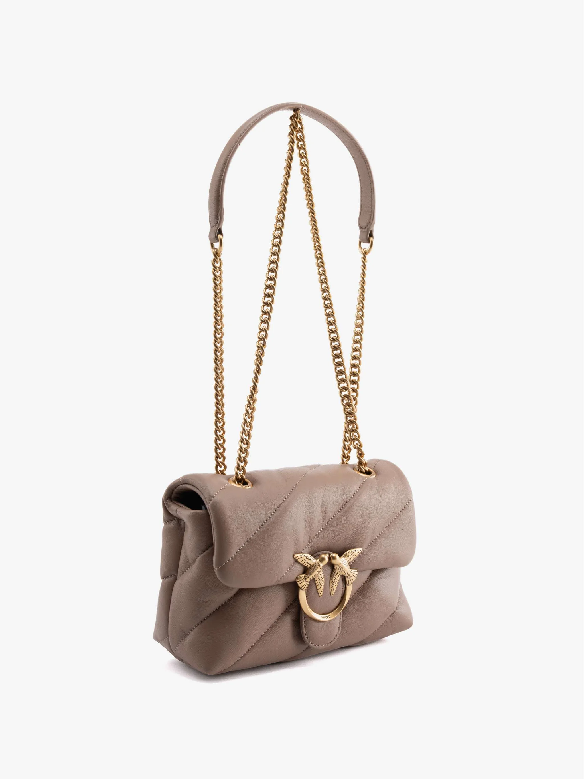 Bolso de Hombro Love Puff Mini Cl Sheep Nappa, color Marrón, para Damas - Image 2