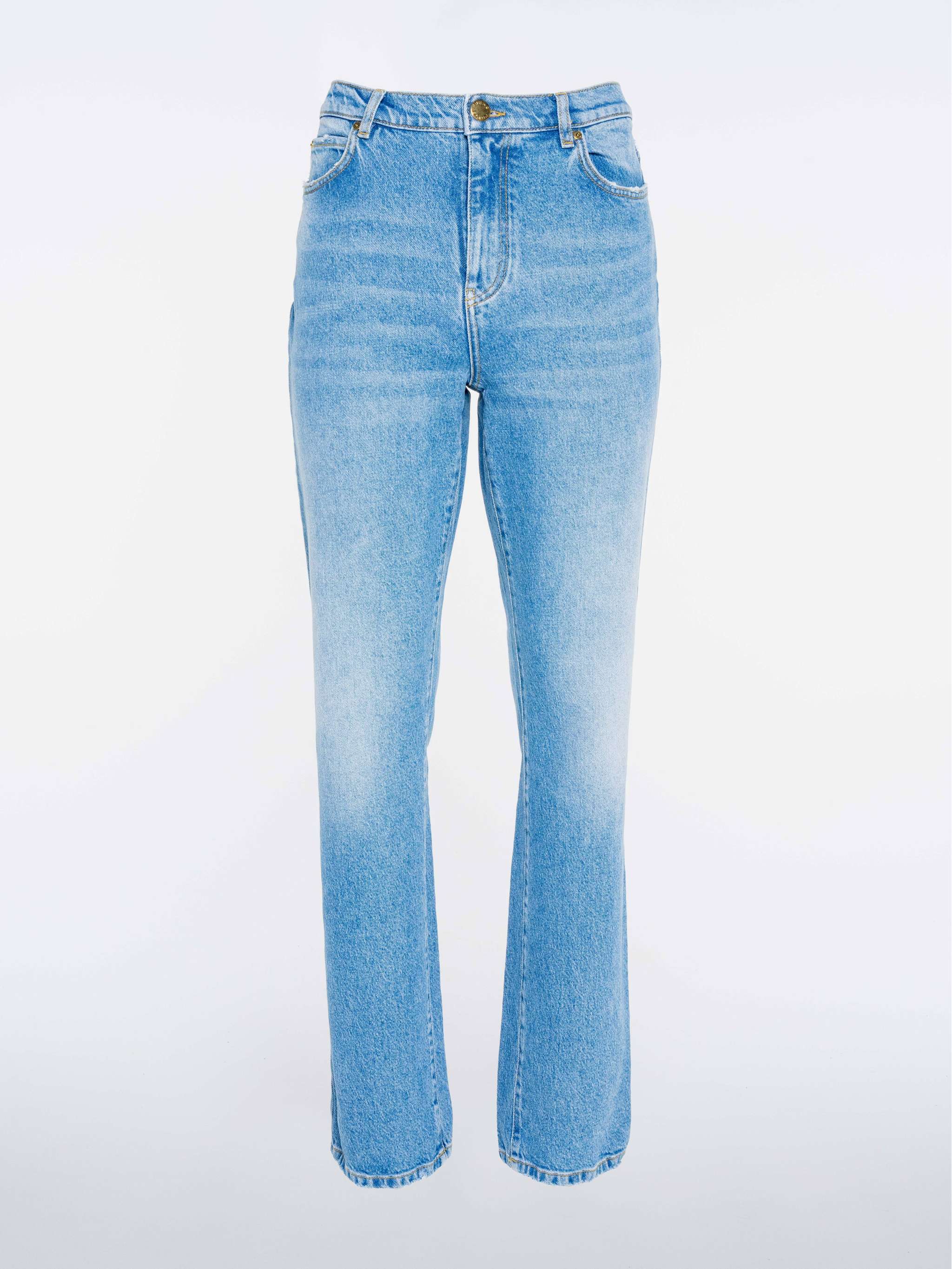Jeans Roxanne, color azul, para Damas