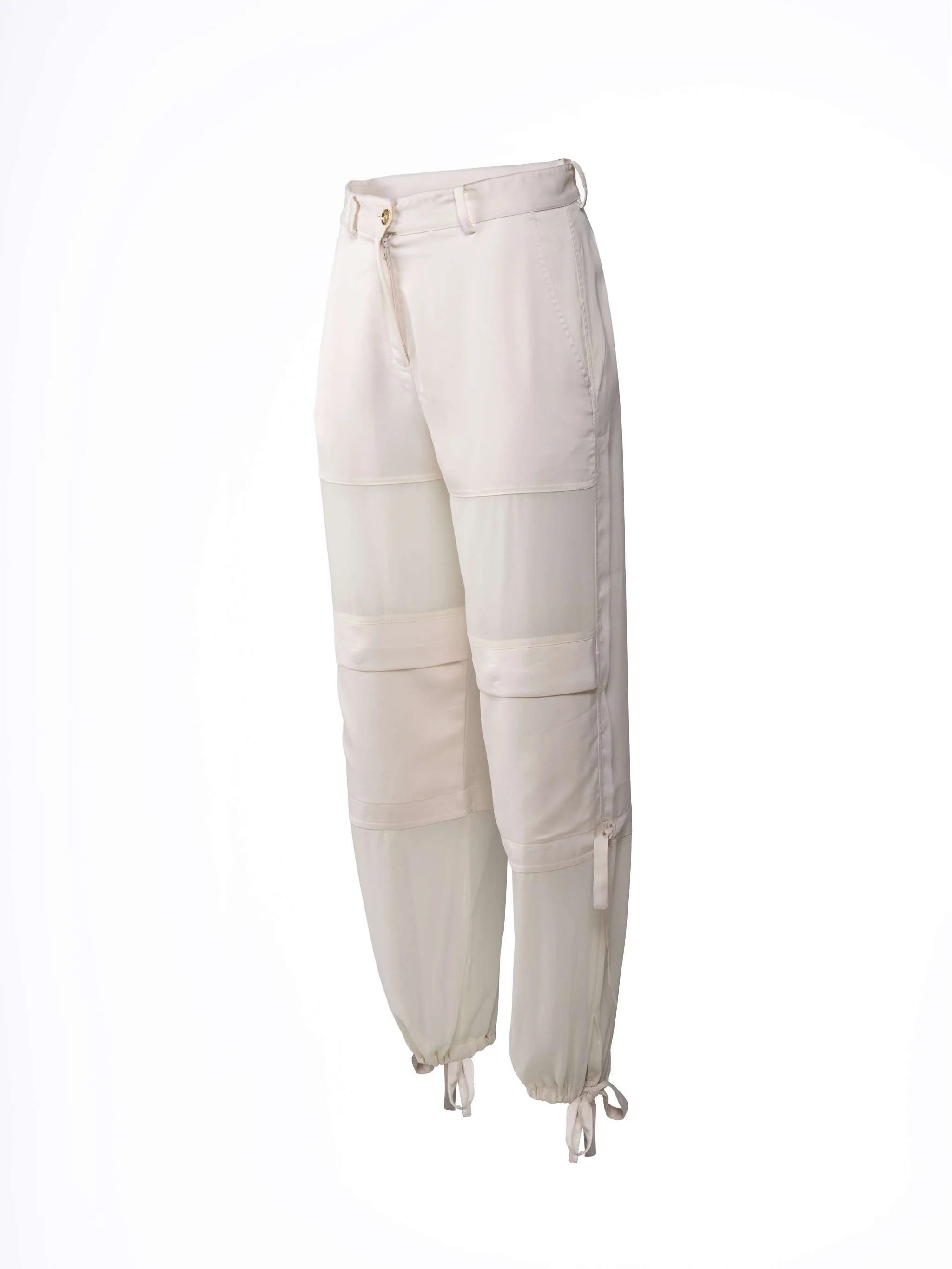 Pantalón casual Pinko Priapo, color Crema, para Damas - Image 3