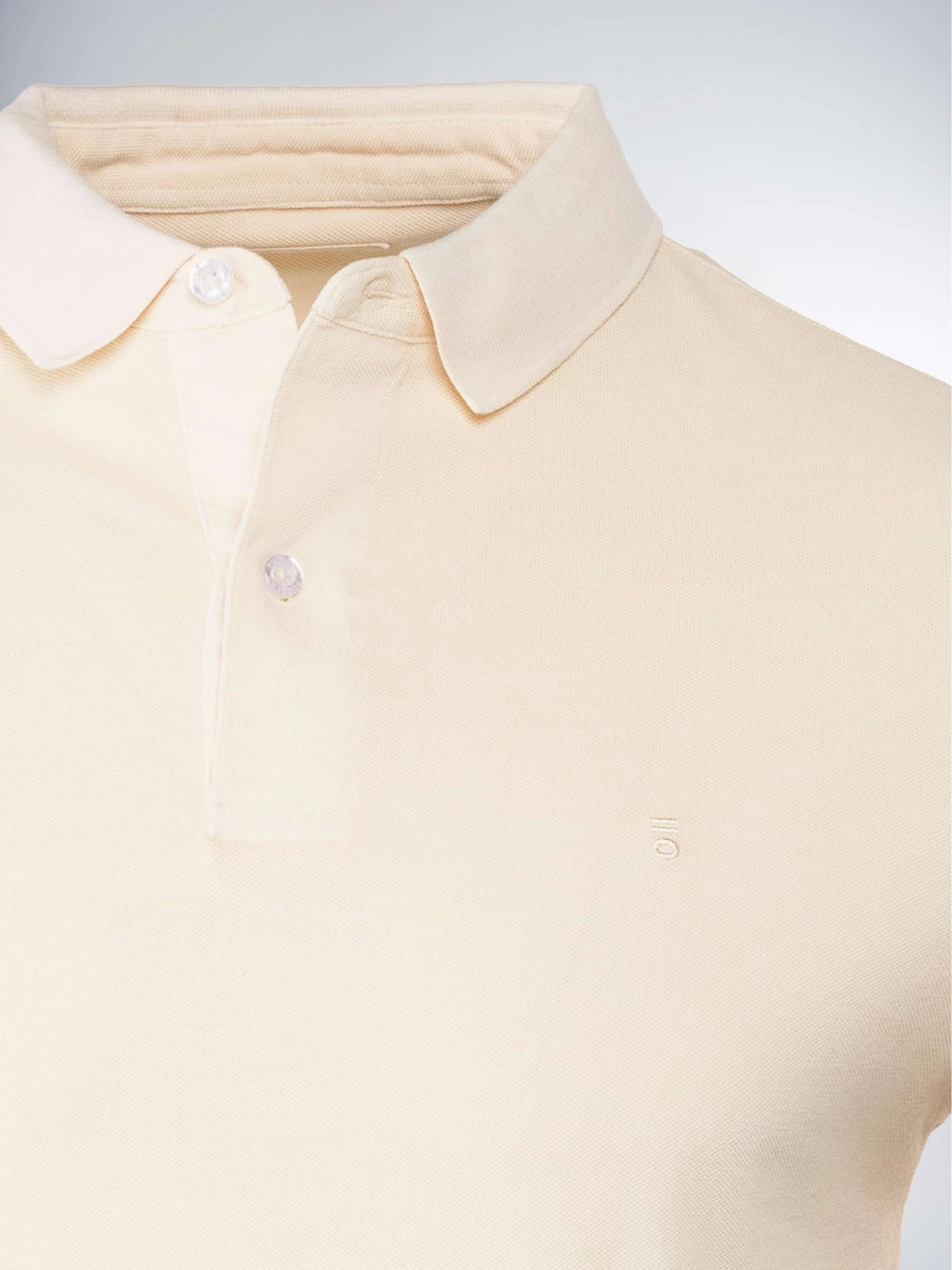 Chemise Polo S/Sleeve, color beige, para Caballeros - Image 4