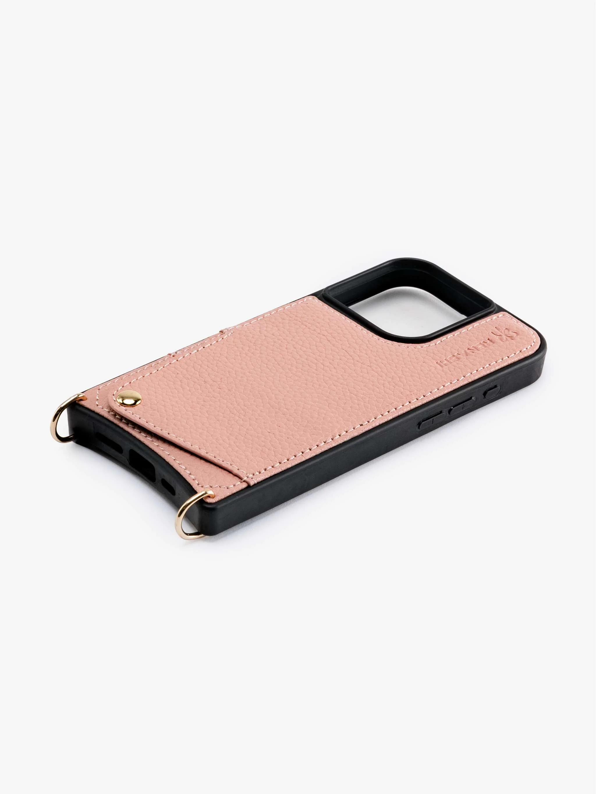 Forro de cuero Renashi para iPhone 15 Pro, color Rosado - Image 2