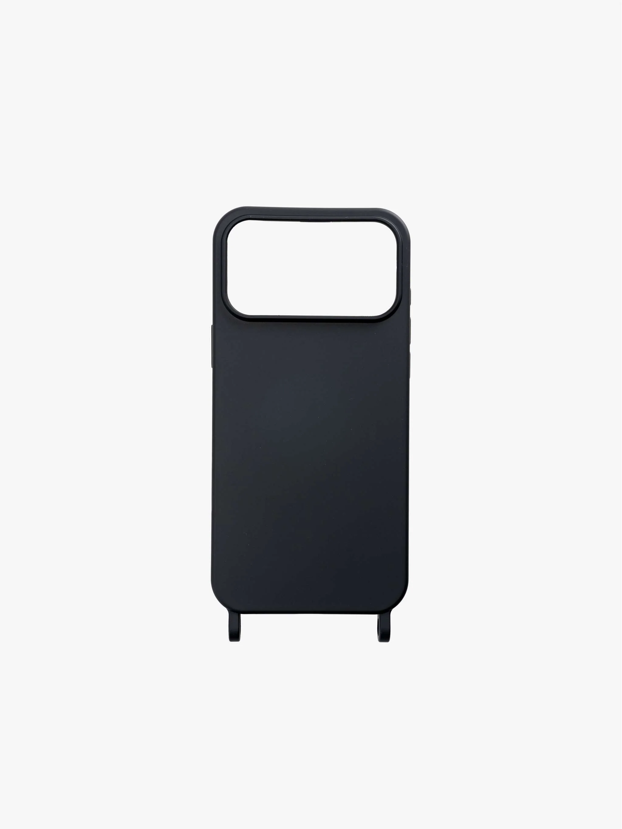 Forro de silicón Renashi para iPhone 17 Pro Max, color Negro