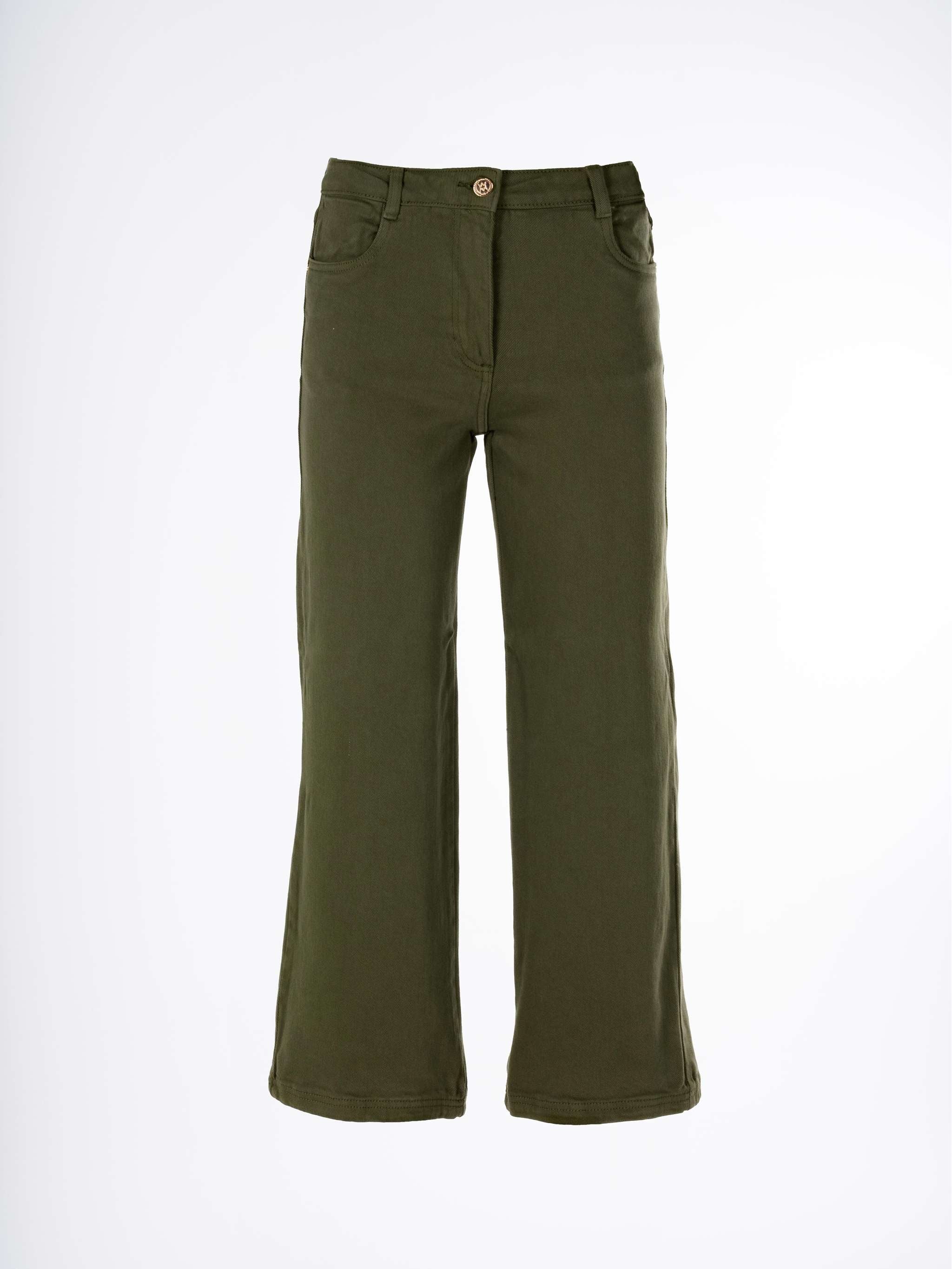 Jean rectos Greamin Kendall, color verde, para Damas
