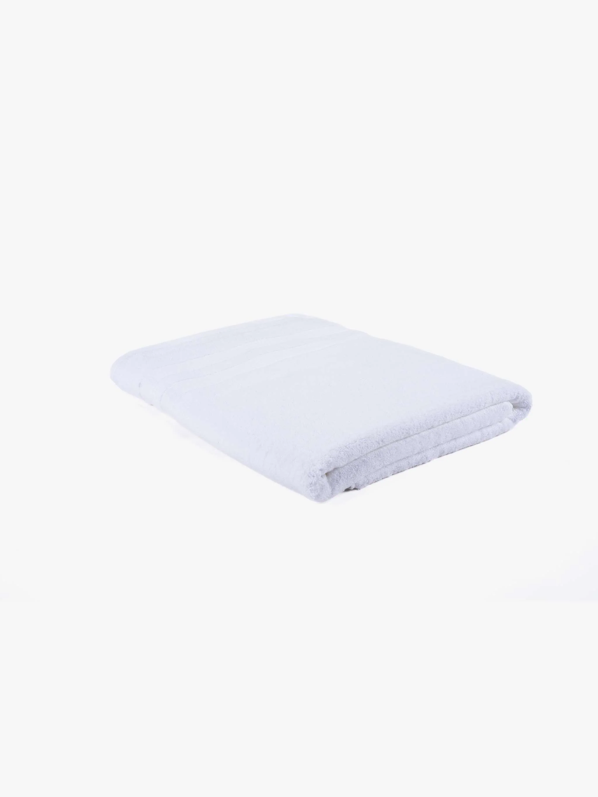 Toalla grande, tamaño 100 x 180 cm, 650 g/m2, color blanco - Image 2