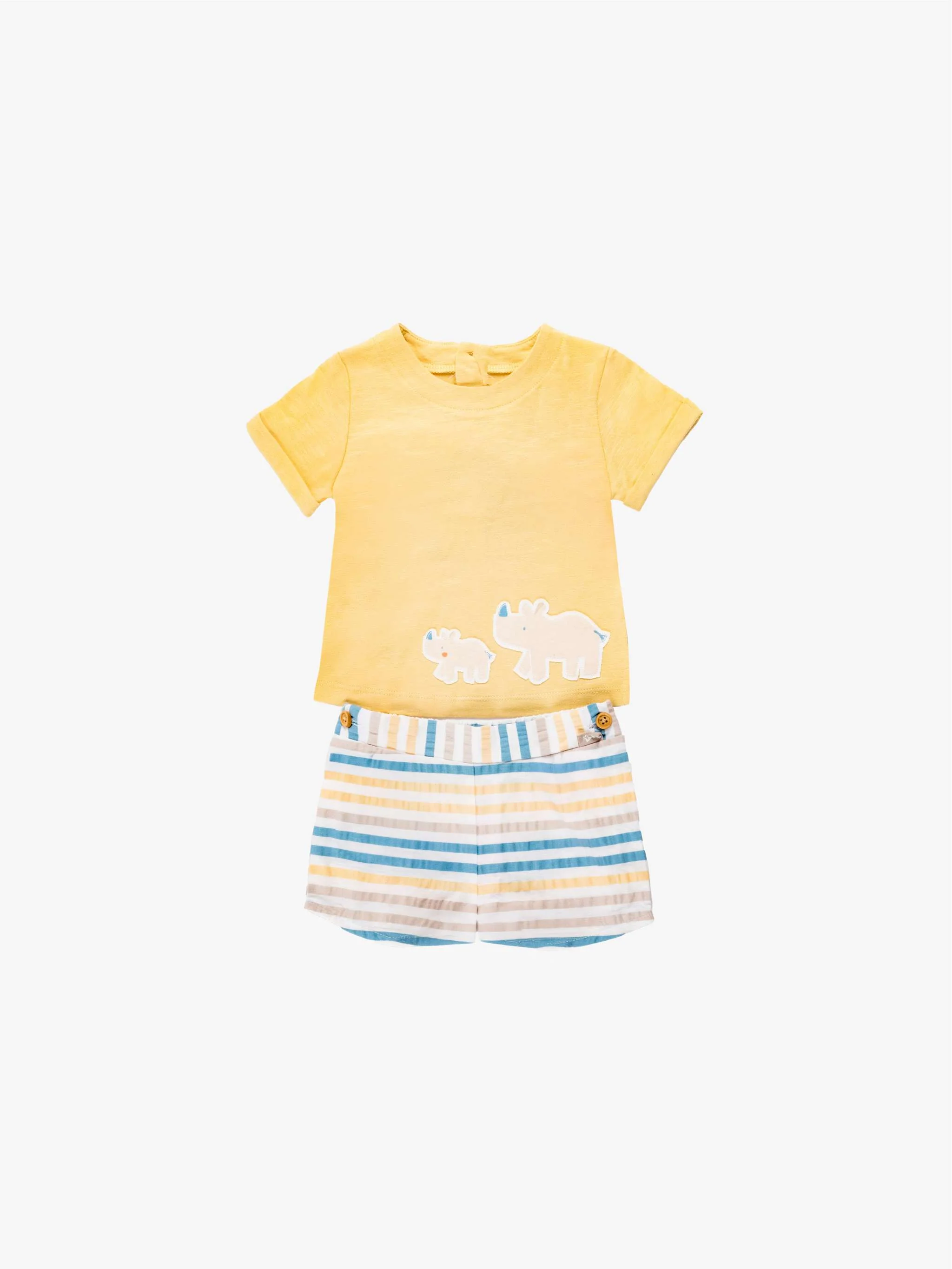 Conjunto Casual Tutto Piccolo, color Amarillo, para Niños