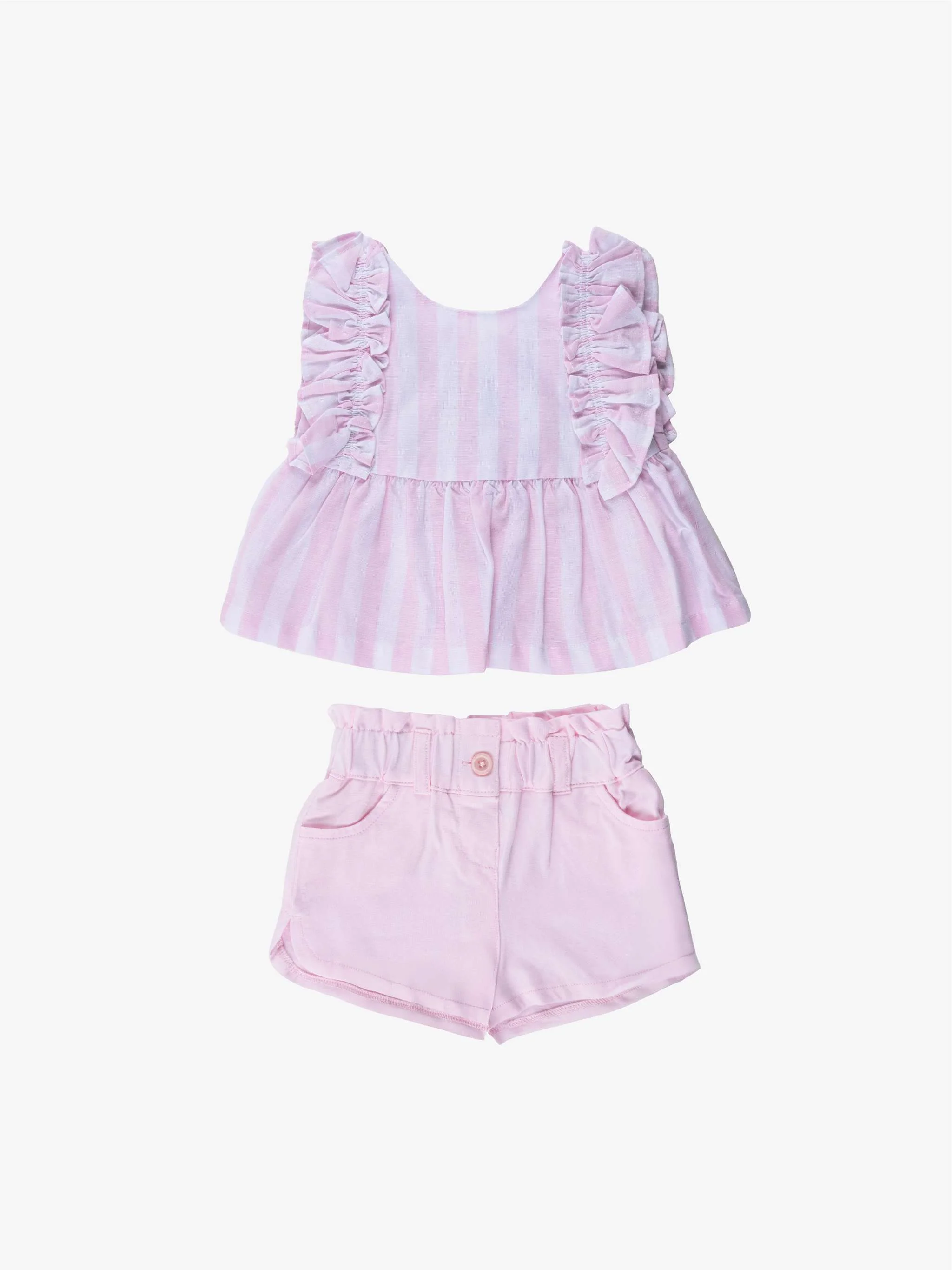 Conjunto casual Tutto Piccolo, color Rosado, para Niñas