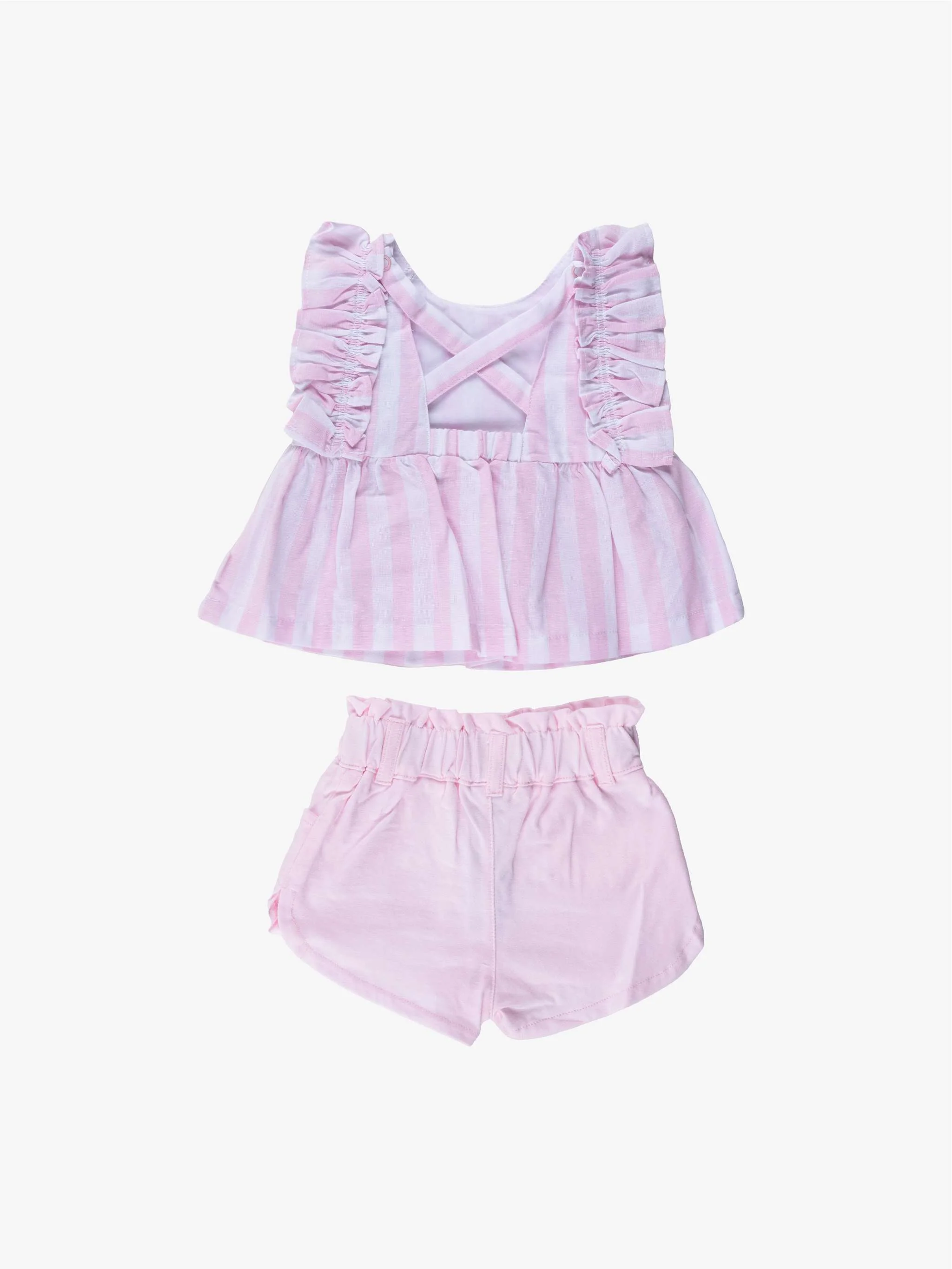 Conjunto casual Tutto Piccolo, color Rosado, para Niñas - Image 2